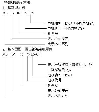 MB系列行星摩擦机械无级减速器