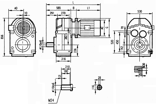 GF127安装结构尺寸